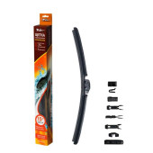 Щетка стеклоочистителя 380 мм (15" ) бескаркасная, 10 адаптеров <b>AIRLINE AWB-BK-380</b>