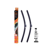 Щетка стеклоочистителя 510 мм (20) бескаркасная, 2 шт. 10 адаптеров <b>AIRLINE AWB-BK-510K</b>