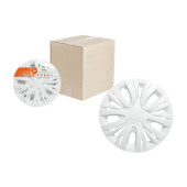 Колпаки колесные 15" "Лион", белый, карбон, компл. 2 шт. <b>AIRLINE AWCC-15-03</b>