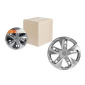 Колпаки колесные 16" "Супер Астра", серебристый, карбон, компл. 2 шт. <b>AIRLINE AWCC-16-01</b>