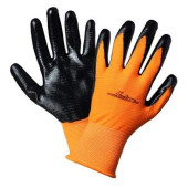 Перчатки с двухслойным нитриловым покрытием ладони AIRLINE AWGL03