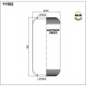 Кожух пневматической рессоры AIRTECH 111602 / 336323