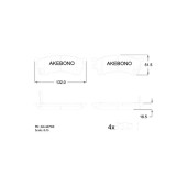 Колодки тормозные дисковые передние MAZDA 626 (GF), 323 (BJ), Premacy (CP) <b>AKEBONO AN-447WK</b>