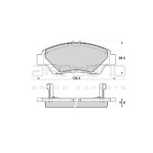 Тормозные колодки дисковые <b>AKEBONO AN-763WK</b>