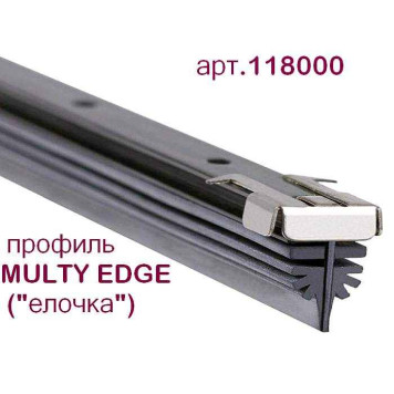 Лента/резинка стеклоочистителя 61см (2шт) ALCA 118000 профиль multy (елочка)-1