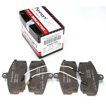 Колодки тормозные ВАЗ 2108-2110 передние ADB2794 Allied Nippon (2110-3501080)-1