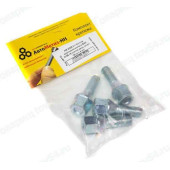 Набор болтов крепления колеса ВАЗ 2108-2115 ключ 19 литой диск цинк (4шт) <b>АвтоМетиз АМ 2026</b>