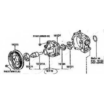 Водяной насос ASHIKA 35-02-297-2