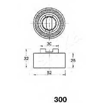 Натяжитель ремня ГРМ ASHIKA 45-03-300-1