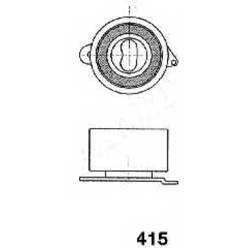 Натяжитель ремня ГРМ ASHIKA 45-04-415-1