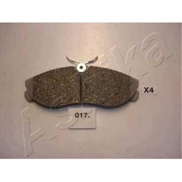 Колодки тормозные дисковые передний для NISSAN SERENA(C23M), TERRANO(R20), VANETTE(HC 23) <b>ASHIKA 50-00-017</b>