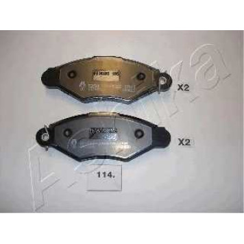 Колодки тормозные дисковые передний для NISSAN KUBISTAR(X76) <b>ASHIKA 50-01-114</b>