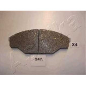 Колодки тормозные дисковые передний для TOYOTA CELICA, COROLLA, HIACE, HILUX, PASEO / VW TARO <b>ASHIKA 50-02-247</b>