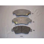 Колодки тормозные дисковые передний для HONDA CIVIC(EG, EH, EJ, EK, EM1, EM2, EP, ES, EU, EV, MA, MB), CRX(EG, EH) <b>ASHIKA 50-04-435</b>