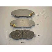 Колодки тормозные дисковые передний для HONDA ACCORD(CB,CC,CD,CE,CF), PRELUDE(BB) <b>ASHIKA 50-04-493</b>