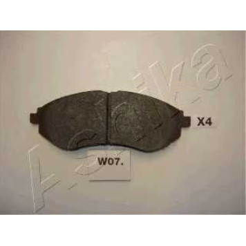 Колодки тормозные дисковые передний для CHEVROLET AVEO(T250,T255), KALOS / DAEWOO KALOS(KLAS) <b>ASHIKA 50-W0-007</b>