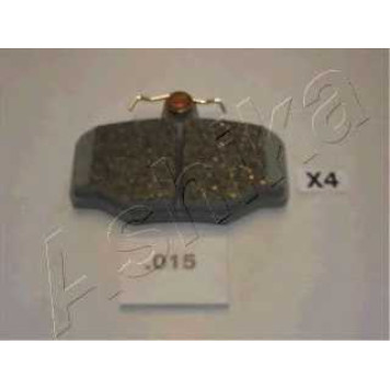 Колодки тормозные дисковые задний для NISSAN ALMERA TINO(V10), ALMERA(N16), PRIMERA(P10,P11,W10,WP11) <b>ASHIKA 51-00-015</b>
