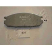 Колодки тормозные дисковые задний для NISSAN PATROL GR(GR,Y60), PATROL III/2(W260), VANETTE(C22) <b>ASHIKA 51-01-136</b>
