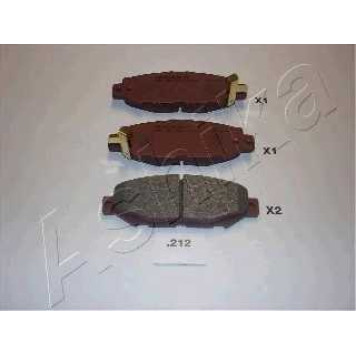 Колодки тормозные дисковые задний для LEXUS GS(JZS147), LS(UCF20) <b>ASHIKA 51-02-212</b>