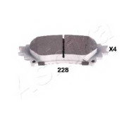 Колодки тормозные дисковые задний для LEXUS RX(AGL1#,GGL1#,GYL1#) / TOYOTA PRIUS PLUS(ZVW4#), PRIUS(NHP10#) <b>ASHIKA 51-02-228</b>