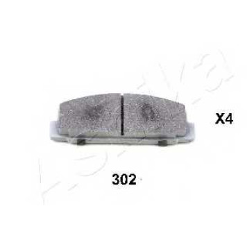 Колодки тормозные дисковые задний для MAZDA 323 F(BJ), 323(BG), 6(GG,GH,GY), 626(GD,GF,GV,GW), FAMILIA(BJ), PREMACY(CP), RX 7(FC,FD,SA) <b>ASHIKA 51-03-302</b>-1