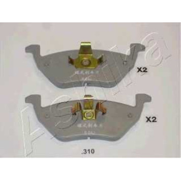 Колодки тормозные дисковые задний для MAZDA TRIBUTE(EP) <b>ASHIKA 51-03-310</b>