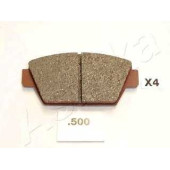 Колодки тормозные дисковые задний для MITSUBISHI COLT(C5#A), ECLIPSE(D2#A), GALANT(E1#A,E3#A), LANCER(C6#A,C7#A) <b>ASHIKA 51-05-500</b>