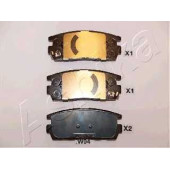 Колодки тормозные дисковые задний для CHEVROLET CAPTIVA(C100,C140) / OPEL ANTARA <b>ASHIKA 51-0W-W04</b>