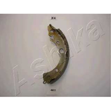 Комплект тормозных колодок задний для HONDA CIVIC(AG, AH, AJ, AK, AL, AM, AU, EC, ED, EE, EG, EH, EJ, EK), CRX(AF, AS, EG, EH) <b>ASHIKA 55-04-403</b>
