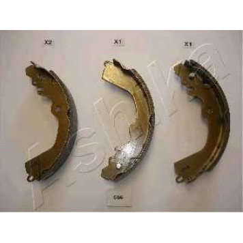 Комплект тормозных колодок задний для MITSUBISHI CARISMA, COLT, GALANT, LANCER, SPACE RUNNER <b>ASHIKA 55-05-586</b>