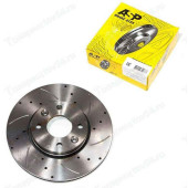 Диск тормозной LADA Largus (12-), Vesta, X-Ray (15-), Renault Logan (08-) перфор с проточкой <b>ASP 270222S</b> 8450006845