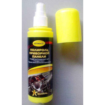 Полироль для пластика АС-2301 Астрохим, спрей (125мл) Ваниль, глянцевый