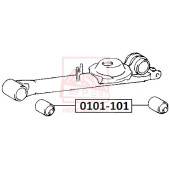 Сайлентблок, рычаг независимой подвески колеса <b>ASVA 0101101</b>