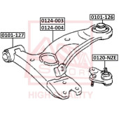 Сайлентблок, рычаг независимой подвески колеса <b>ASVA 0101127</b>
