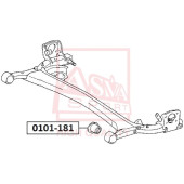 Сайлентблок, рычаг независимой подвески колеса <b>ASVA 0101181</b>
