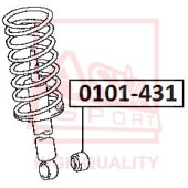 Сайлентблок, рычаг независимой подвески колеса <b>ASVA 0101431</b>