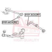 Сайленблок задней верхней поперечной тяги 0101-ACA2R1 <b>ASVA 0101ACA2R1</b>