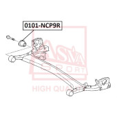 Сайлентблок, рычаг независимой подвески колеса <b>ASVA 0101NCP9R</b>