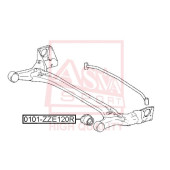 Сайлентблок, рычаг независимой подвески колеса <b>ASVA 0101ZZE120R</b>