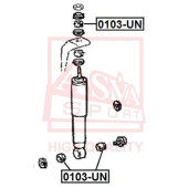 Ремкомплект, опора стойки амортизатора <b>ASVA 0103UN</b>