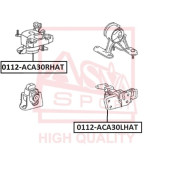Опора двигателя <b>ASVA 0112ACA30RHAT</b>