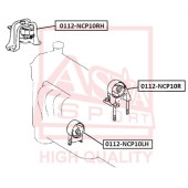 Опора двигателя <b>ASVA 0112NCP10LH</b>