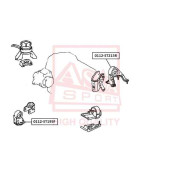 Опора двигателя <b>ASVA 0112ST195F</b>