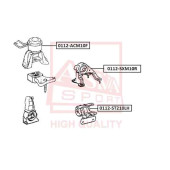 Опора двигателя <b>ASVA 0112SXM10R</b>