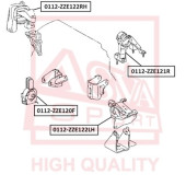Опора двигателя <b>ASVA 0112ZZE120F</b>