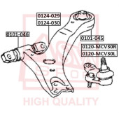 Опора шаровая <b>ASVA 0120MCV30L</b>