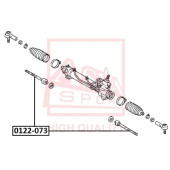 Тяга рулевая шарнир осевой <b>ASVA 0122073</b>