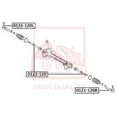 Тяга рулевая 0122-120 <b>ASVA 0122120</b>
