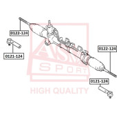 Тяга рулевая / шарнир осевой <b>ASVA 0122124</b>