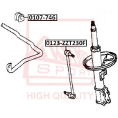 Стойка стабилизатора <b>ASVA 0123ZZT230F</b>